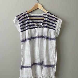 Mexican Blouse from Campeche Mexico OS